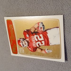 2008 Rookie Progression Peyton Hillis Gold Arkansas Razorbacks Cleveland Browns